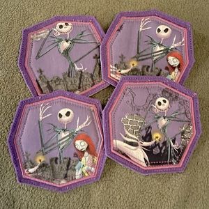 Jack and sally coaster set
